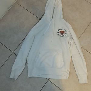 White Hollister hoodie